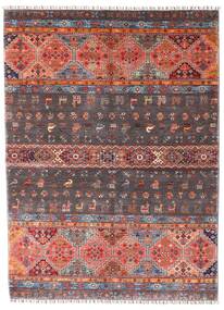  Shabargan Rug 167X228 Authentic
 Oriental Handknotted Dark Brown/Dark Red (Wool, Afghanistan)
