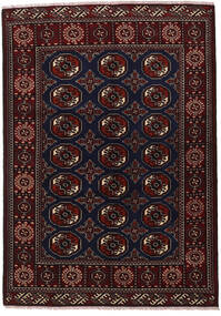  Turkaman Rug 136X193 Authentic
 Oriental Handknotted Dark Red/Dark Grey (Wool, Persia/Iran)