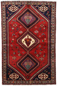  Qashqai Rug 155X236 Authentic
 Oriental Handknotted Dark Red/Rust Red (Wool, Persia/Iran)