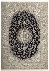 Nain 6La Rug 255X358 Authentic
 Oriental Handwoven Light Grey/Dark Grey Large (Wool/Silk, Persia/Iran)