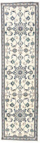  Nain Rug 76X278 Authentic
 Oriental Handknotted Runner
 Beige/Light Grey (Wool, Persia/Iran)