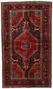  Hamadan Rug 135X230 Authentic
 Oriental Handknotted Dark Red/Dark Brown (Wool, Persia/Iran)