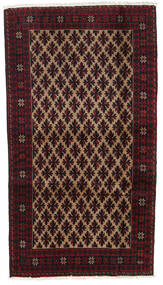  Baluch Rug 97X173 Authentic
 Oriental Handknotted Dark Red/Brown (Wool, Persia/Iran)