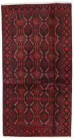  Baluch Rug 100X188 Authentic
 Oriental Handknotted Dark Red/Dark Brown (Wool, Persia/Iran)