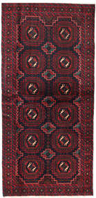 Baluch Rug Rug 100X203 Dark Pink/Dark Red (Wool, Persia/Iran)