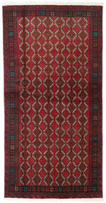  Baluch Rug 98X190 Authentic
 Oriental Handknotted Dark Red/Dark Brown (Wool, Persia/Iran)