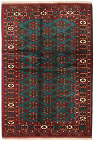  Turkaman Rug 137X201 Authentic
 Oriental Handknotted Dark Red/Black (Wool, Persia/Iran)