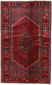  Hamadan Rug 131X213 Authentic
 Oriental Handknotted Dark Red/Dark Brown (Wool, Persia/Iran)