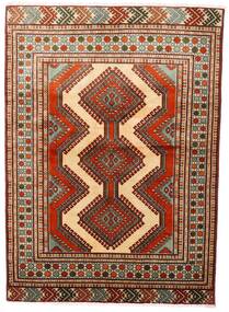  Turkaman Rug 125X172 Authentic Oriental Handknotted Dark Red/Dark Brown (Wool, Persia/Iran)