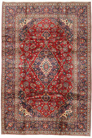  Keshan Rug 198X292 Authentic
 Oriental Handknotted Dark Red/Dark Brown (Wool, Persia/Iran)