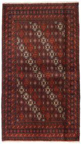  Baluch Rug 100X178 Authentic
 Oriental Handknotted Dark Red/Red (Wool, )