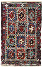  Yalameh Rug 82X128 Authentic
 Oriental Handknotted Dark Red/Dark Grey (Wool, Persia/Iran)