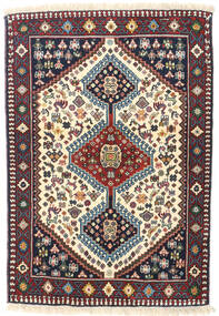  Yalameh Rug 85X120 Authentic
 Oriental Handknotted Black/Beige (Wool, Persia/Iran)