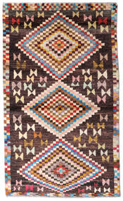  Moroccan Berber - Afghanistan Rug 115X191 Authentic
 Modern Handknotted Dark Brown/Beige (Wool, Afghanistan)