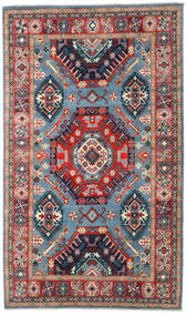  Kazak Rug 198X332 Authentic
 Oriental Handknotted Dark Grey/Dark Red (Wool, Afghanistan)