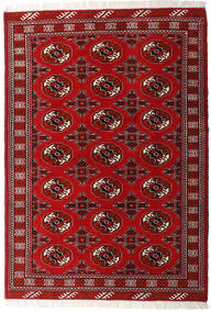  Turkaman Rug 135X191 Authentic
 Oriental Handknotted Dark Red/Crimson Red (Wool, Persia/Iran)