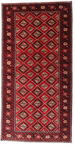  Baluch Rug 128X249 Authentic
 Oriental Handknotted Runner
 Dark Red/Dark Brown (Wool, Persia/Iran)