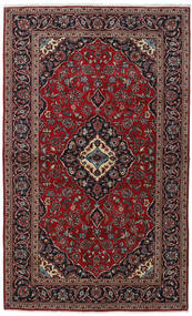  Keshan Rug 147X242 Authentic
 Oriental Handknotted Dark Red/Black (Wool, Persia/Iran)