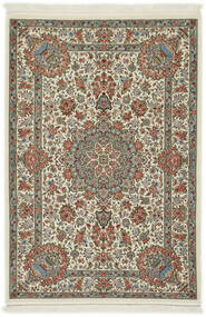  Persian Ilam Sherkat Farsh Silk Rug 107X152 Beige/Dark Grey 