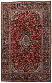 Keshan Rug 200X320 Authentic
 Oriental Handknotted Dark Red/Dark Grey (Wool, Persia/Iran)