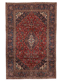  Keshan Rug 198X300 Authentic
 Oriental Handknotted Dark Red/Dark Purple (Wool, Persia/Iran)