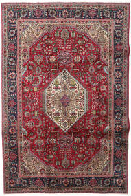  Tabriz Rug 197X293 Authentic Oriental Handknotted Dark Brown/Dark Red (Wool, Persia/Iran)