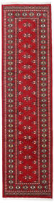  Pakistan Bokhara 2Ply Rug 80X308 Authentic
 Oriental Handknotted Runner
 Dark Red/Crimson Red (Wool, Pakistan)