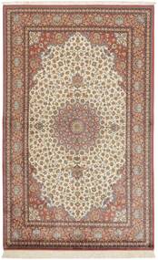  Qum Silk Rug 158X250 Authentic
 Oriental Handknotted Dark Red/Brown (Silk, Persia/Iran)