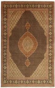  Tabriz 50 Raj Rug 201X312 Authentic
 Oriental Handknotted Dark Brown/Black (Wool/Silk, Persia/Iran)