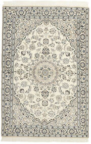  Nain 9La Rug 115X178 Authentic
 Oriental Handknotted Beige/Light Grey (Wool/Silk, Persia/Iran)