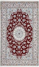  Nain 9La Rug 150X248 Authentic
 Oriental Handknotted Light Grey/Dark Brown (Wool/Silk, Persia/Iran)