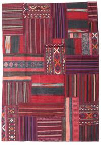  Persian Tekkeh Kilim Rug Rug 159X229 Red/Dark Pink (Wool, Persia/Iran)