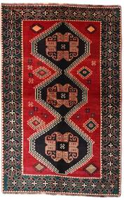  Shiraz Rug 148X234 Authentic
 Oriental Handknotted Dark Brown/Dark Red (Wool, Persia/Iran)