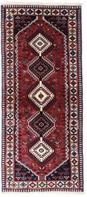  Yalameh Rug 83X190 Authentic
 Oriental Handknotted Hallway Runner
 Dark Red (Wool, Persia/Iran)