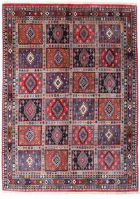  Yalameh Rug 169X232 Authentic
 Oriental Handknotted Dark Purple/Light Grey (Wool, Persia/Iran)