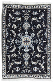  Nain Rug 89X134 Authentic
 Oriental Handknotted Dark Blue/Dark Grey (Wool, Persia/Iran)