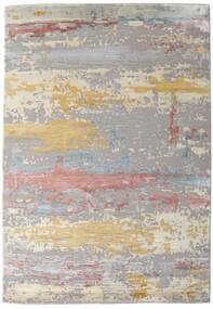  Damask Collection Rug 159X230 Authentic
 Modern Handknotted Light Grey/Dark Beige ( India)