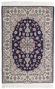  Oriental Isfahan Silk Warp Signed: Intashari Rug Rug 110X162 Beige/Dark Purple ( Persia/Iran)