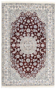  Nain 9La Rug 155X243 Authentic
 Oriental Handknotted Beige/Dark Brown (Wool/Silk, Persia/Iran)
