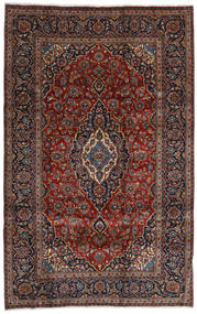  Keshan Rug 196X309 Authentic
 Oriental Handknotted Dark Red/Dark Brown (Wool, Persia/Iran)