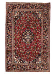  Keshan Rug 195X303 Authentic
 Oriental Handknotted Dark Red/Dark Brown (Wool, Persia/Iran)