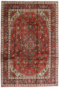  Tabriz Rug 198X292 Authentic
 Oriental Handknotted Dark Brown/Dark Red (Wool, Persia/Iran)