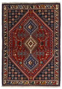  Yalameh Rug 102X145 Authentic
 Oriental Handknotted Dark Brown/Dark Red (Wool, Persia/Iran)