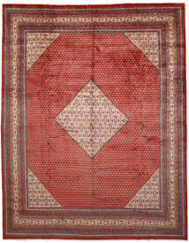 Oriental Sarouk Mir Rug 303X385 Red/Brown Large (Wool, Persia/Iran)
