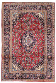  Keshan Rug 200X298 Authentic
 Oriental Handknotted Dark Red/Brown (Wool, Persia/Iran)