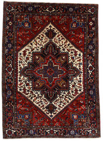  Heriz Rug 210X290 Authentic
 Oriental Handknotted Dark Red (Wool, Persia/Iran)