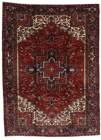  Heriz Rug 212X290 Authentic
 Oriental Handknotted Dark Red/Dark Brown (Wool, Persia/Iran)
