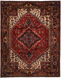  Heriz Rug 231X300 Authentic
 Oriental Handknotted Dark Red/Dark Brown (Wool, Persia/Iran)