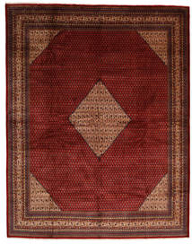  Sarouk Mir Rug 302X387 Authentic
 Oriental Handknotted Dark Red/Dark Brown Large (Wool, Persia/Iran)