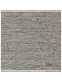 Serafina - Dark Grey Melange Rug 250X250 Authentic
 Modern Handwoven Square Light Grey/Light Blue Large (Wool, India)